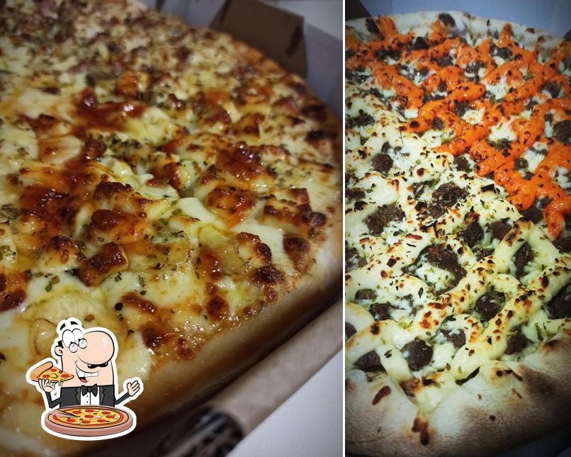 Peça diferentes estilos de pizza