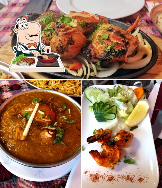 Order meat meals at Curry Palace & Tandoor