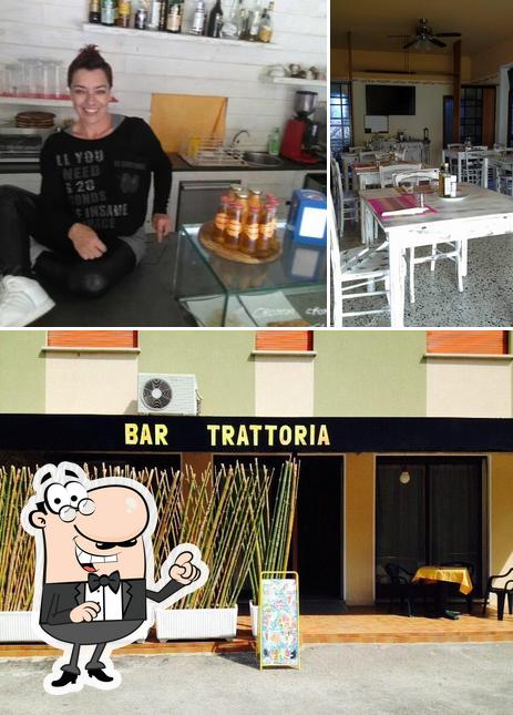 Gli interni di Trattoria da Silvia