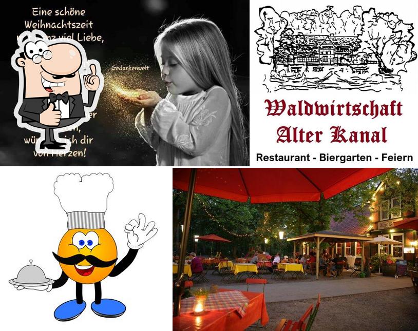 See the photo of Restaurant Waldwirtschaft Alter Kanal