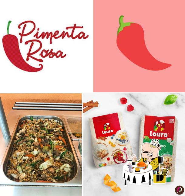 Comida em Pimenta Rosa