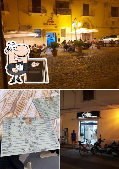 La foto della esterno e interni di Pizzeria Forte