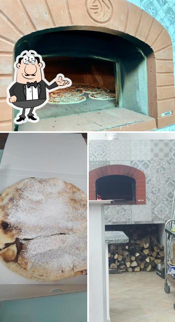 Tra le diverse cose da Pronto Pizza si possono trovare la interni e torta