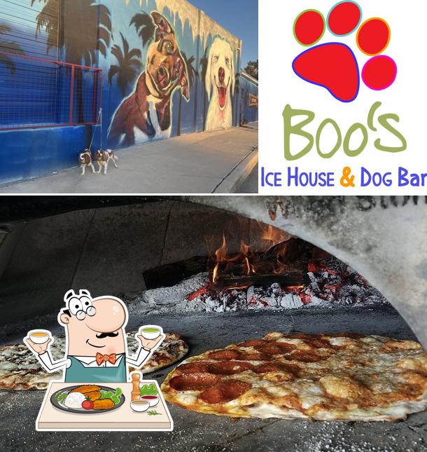 Food at Boos Ice House & Dog Bar