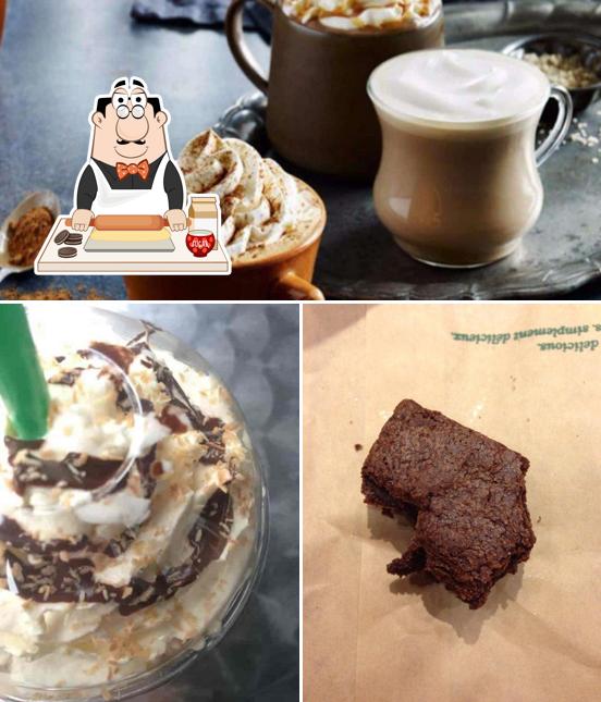 "Starbucks" представляет гостям большое количество десертов