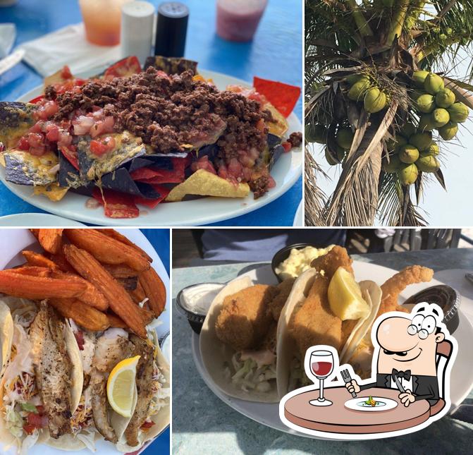 Food at Junkanoo Beach