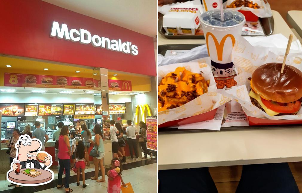 Peça um hambúrguer no McDonald's