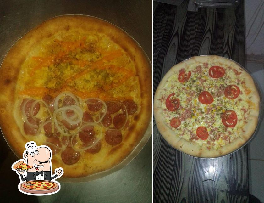 Escolha pizza no Barará Pizzas Itamaracá PE