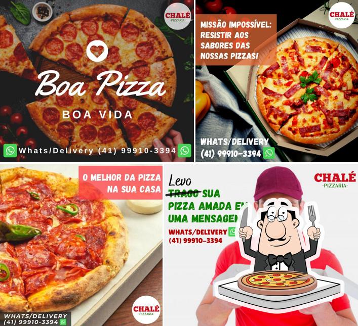 Escolha diferentes estilos de pizza