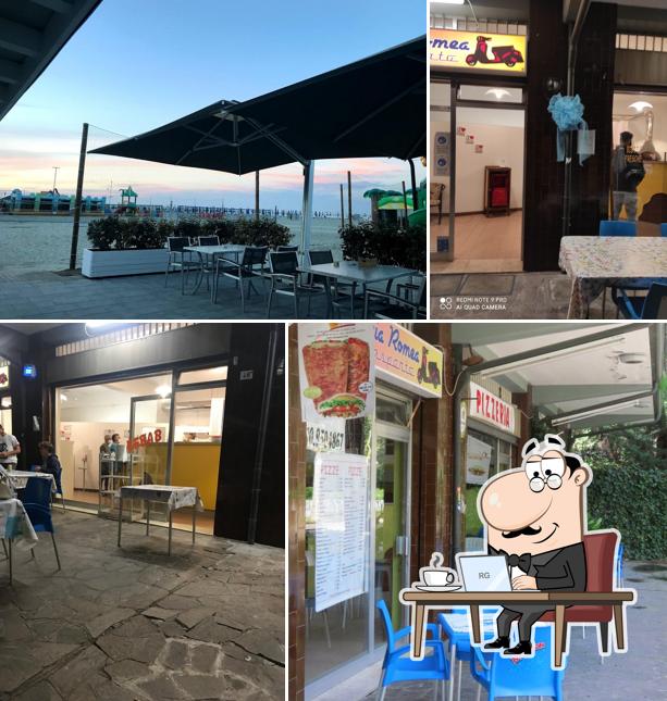Gli interni di Pizzeria Romea