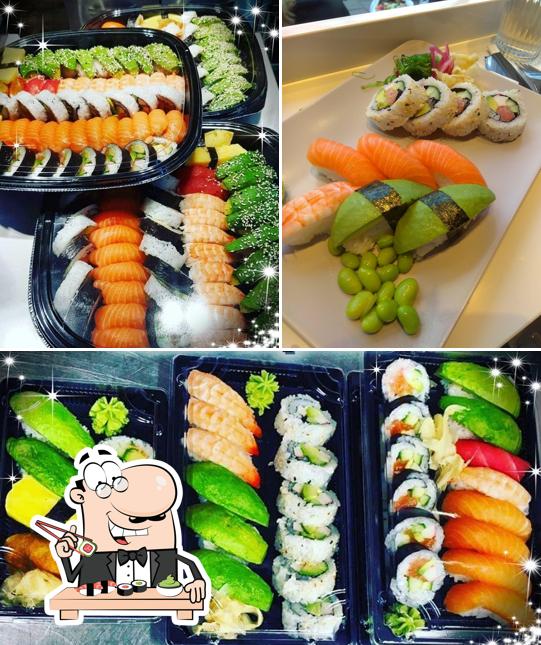 Try out various sushi options