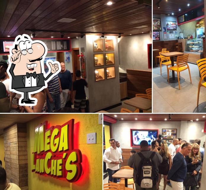 O interior do Nova Mega Lanches