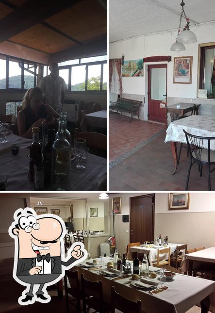Gli interni di Osteria Da Cico