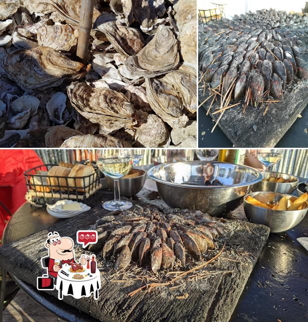 Prenez des fruits de mer à Ferme des Aubains