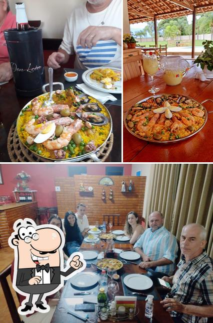 Dê uma olhada a imagem apresentando interior e mesa de jantar no Don León Monte Aprazível