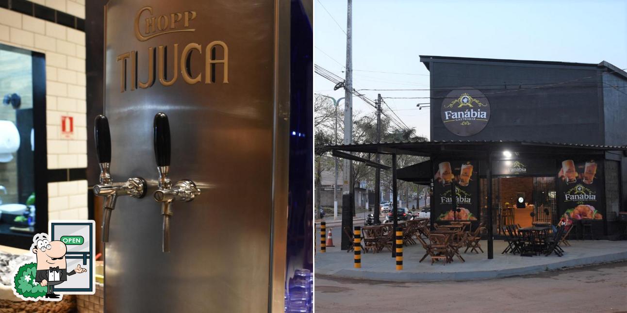 O exterior do Fanábia Gastrobar