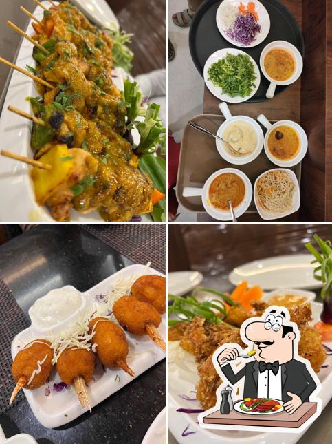 Food at Khalids biriyani - Saibaba Colony