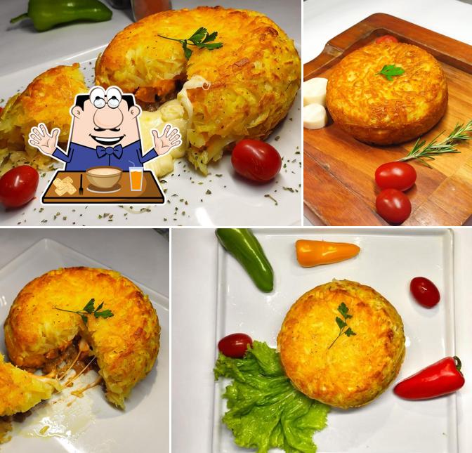 Comida em Le'Batata Suíça