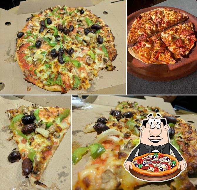 Pick pizza at Alfresco Pizzeria