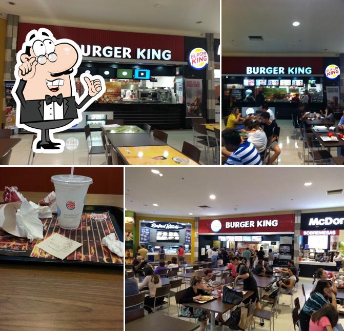 O interior do Burger King