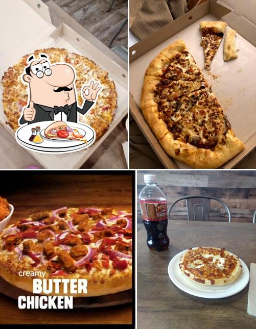 A Pizza Hut, vous pouvez prendre des pizzas