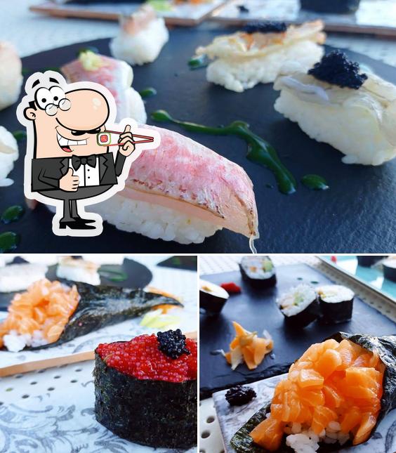 Scegli le diverse opzioni di sushi