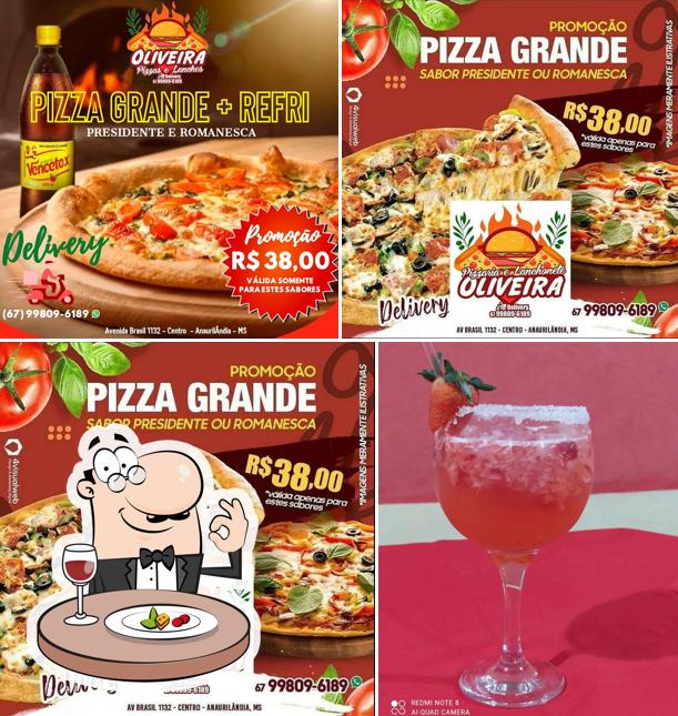 Comida em Pizzaria e Lanchonete Periquito