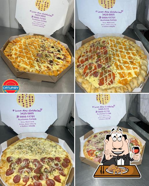 Escolha pizza no PIZZA DAS GALÁXIAS