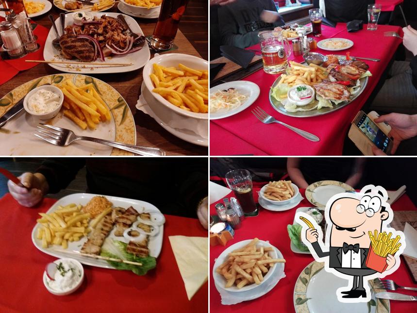 Order finger chips at Griechisches Spezialitäten Restaurant Edessa