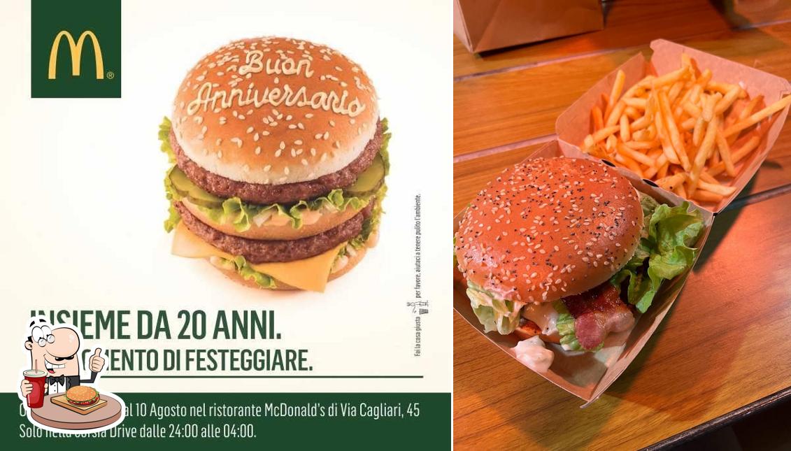 Prova uno dei tipi di hamburger proposti a McDonald's ORISTANO Via Cagliari