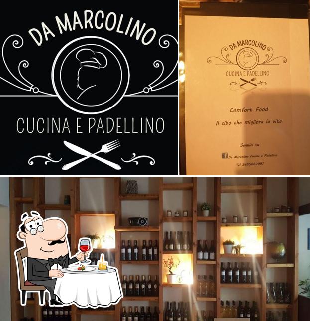 È gradevole bersi un bicchiere di vino a Da Marcolino Pizza Gourmet