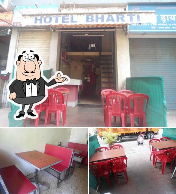 The image of interior and exterior at Hotel Bharati