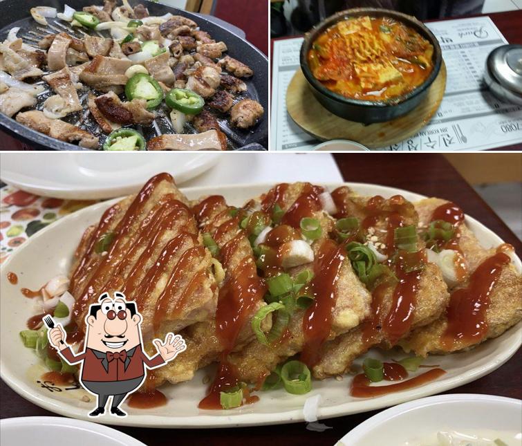 Meals at Jin korean restaurant