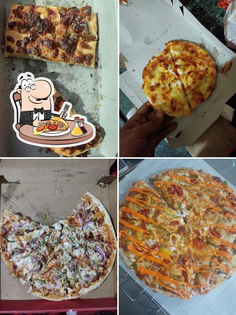 Try out various types of pizza