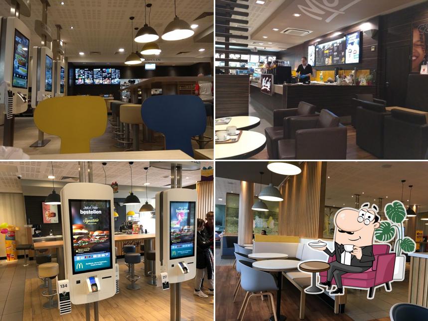 L'intérieur de McDonald's