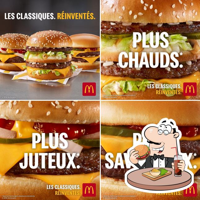 Prenez un hamburger à McDonald's