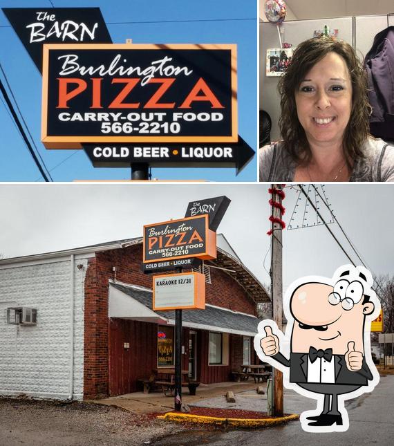 Burlington Pizza/The Barn, 716 S Michigan St in Burlington Restaurant