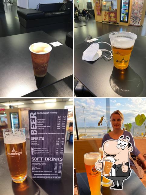 Commandez un verre de bière blonde ou brune