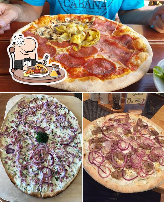 Commandez des pizzas à At the Olives-farmer