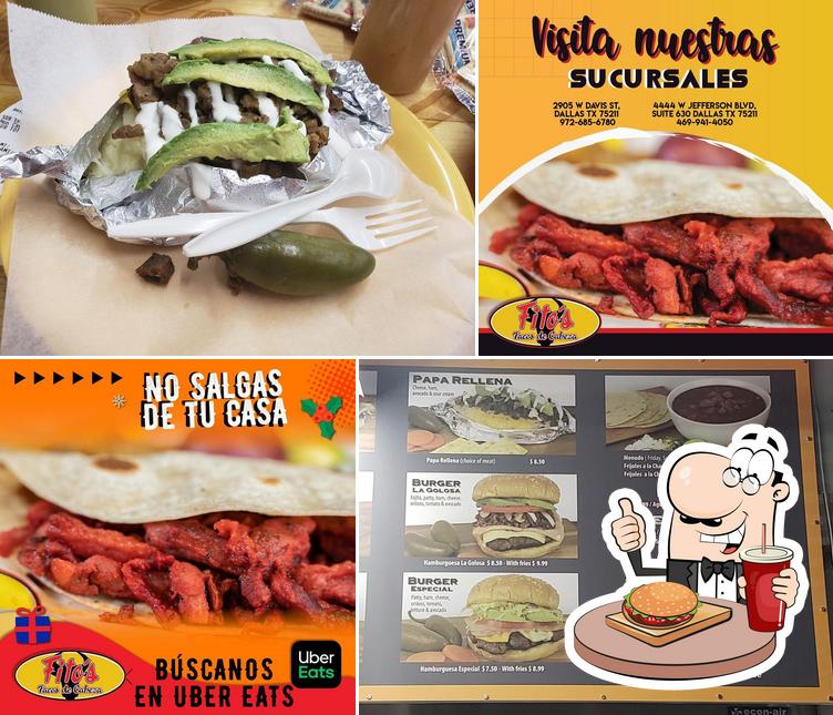 Fito's Tacos De Cabeza, 4444 Jefferson Blvd in Dallas Restaurant menu