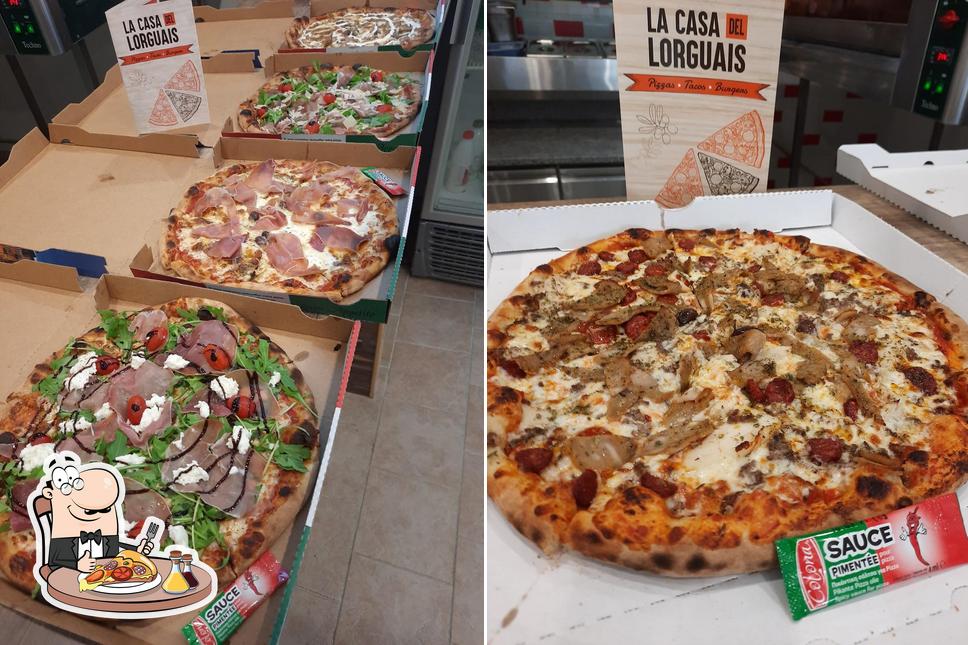 Commandez des pizzas à LA CASA DEL LORGUAIS