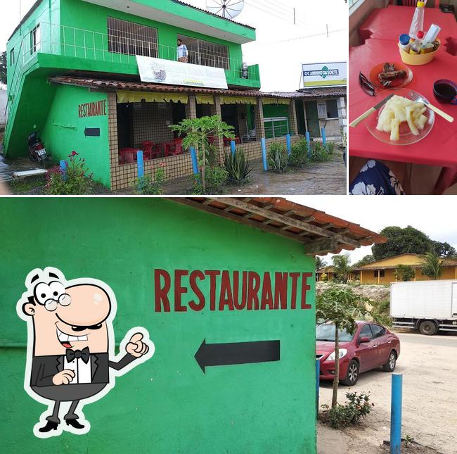 A foto da exterior e comida a Bar E Restaurante Do Manoel Mãozinha