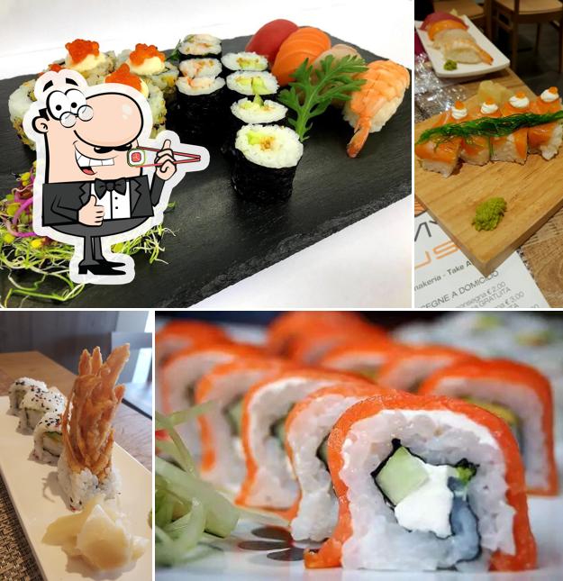 Prova le diverse opzioni di sushi