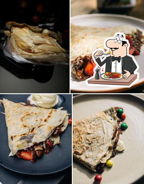 Comida em Crepe Crocante