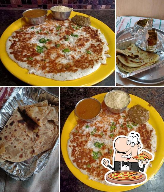 Pick pizza at Sri Sairam Parlour