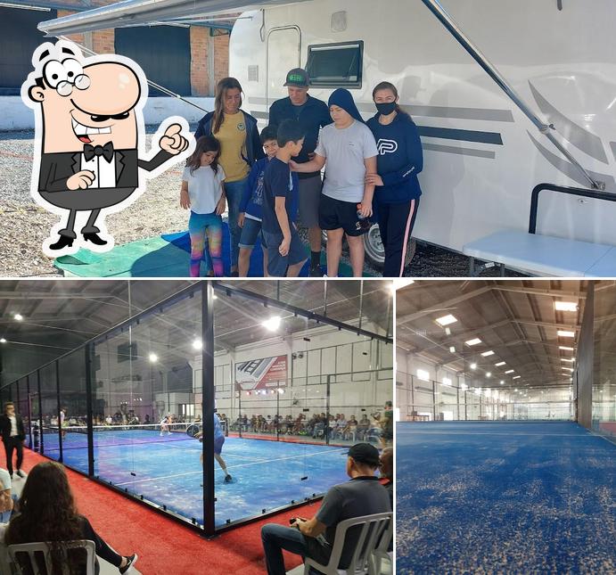 O exterior do TS Pádel Positivo - Quadras de Padel e Beach Tennis