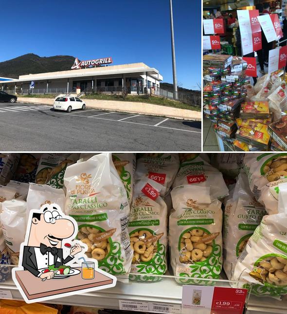 La immagine di cibo e interni da Autogrill Montequiesa Nord