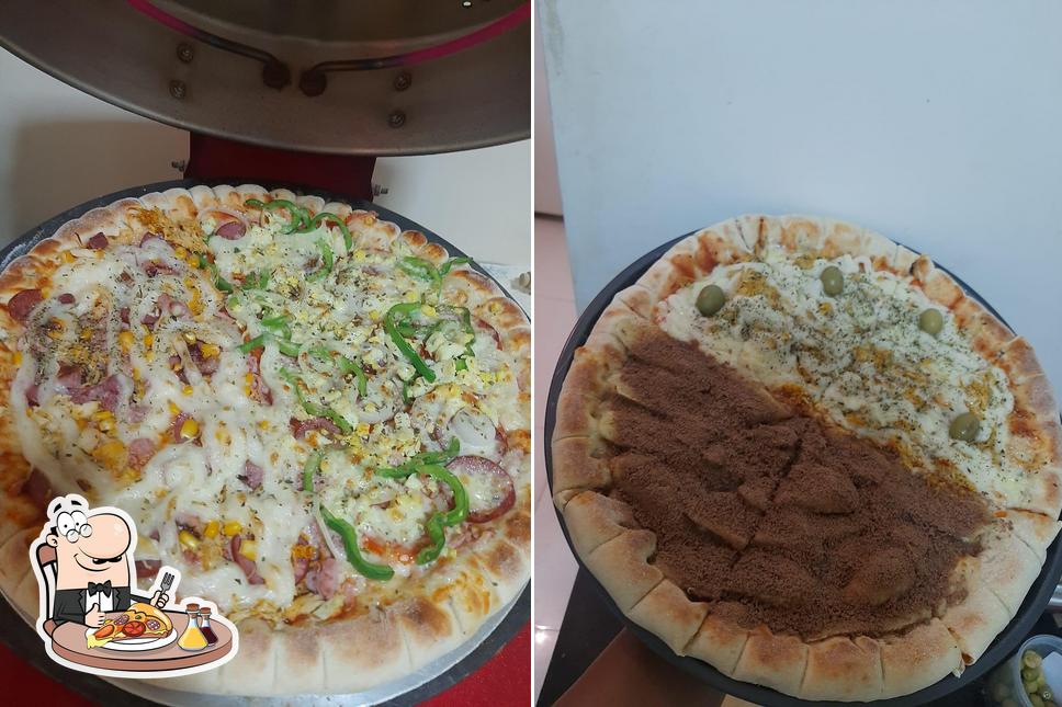 Peça diferentes estilos de pizza