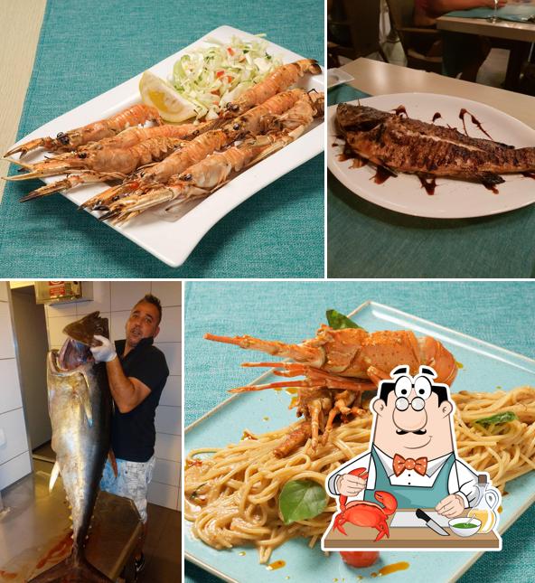 Order seafood at Apagio