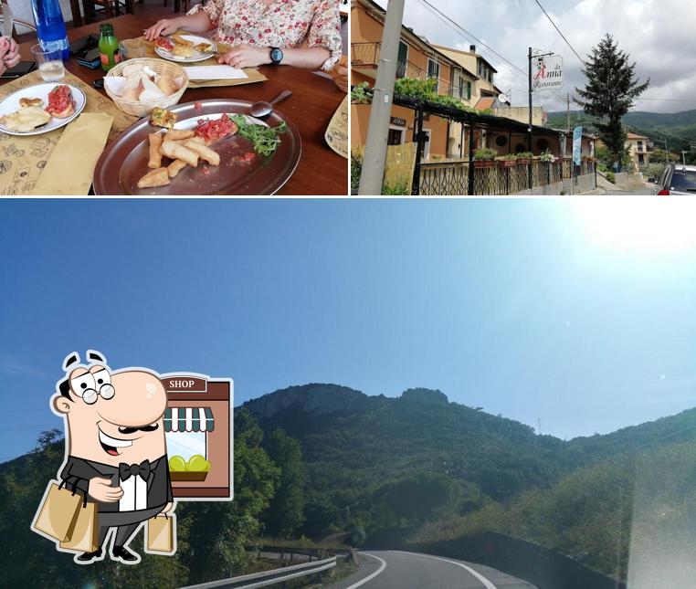da Anna si caratterizza per la esterno e cibo